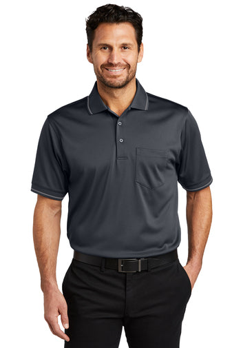 CornerStone® Select Snag-Proof Tipped Pocket Polo. CS415