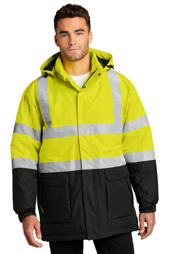 Port Authority® ANSI 107 Class 3 Safety Heavyweight Parka. J799S