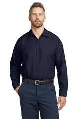 Red Kap® Long Size, Long Sleeve Industrial Work Shirt. SP14LONG