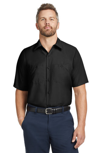 Red Kap® Long Size, Short Sleeve Industrial Work Shirt. SP24LONG