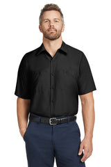 Red Kap® Long Size, Short Sleeve Industrial Work Shirt. SP24LONG