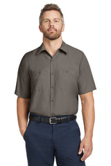 Red Kap® Long Size, Short Sleeve Industrial Work Shirt. SP24LONG