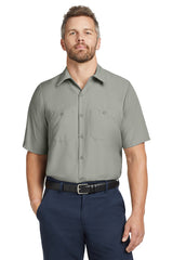 Red Kap® Long Size, Short Sleeve Industrial Work Shirt. SP24LONG