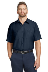 Red Kap® Long Size, Short Sleeve Industrial Work Shirt. SP24LONG