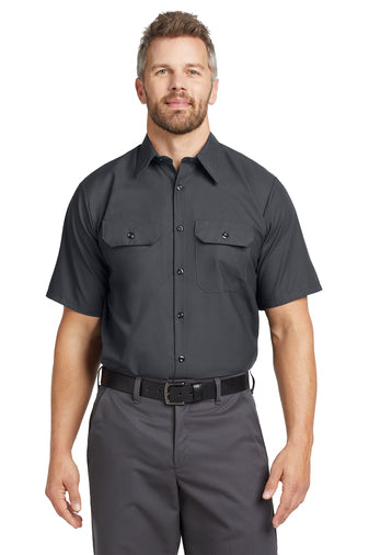 Red Kap® Short Sleeve Solid Ripstop Shirt. SY60