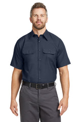 Red Kap® Short Sleeve Solid Ripstop Shirt. SY60