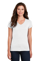 Gildan® Ladies Heavy Cotton™ 100% Cotton V-Neck T-Shirt. 5V00L