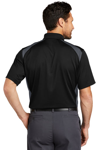 CornerStone® Select Snag-Proof Two Way Colorblock Pocket Polo. CS416