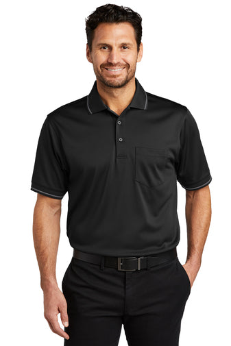 CornerStone® Select Snag-Proof Tipped Pocket Polo. CS415