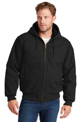 CornerStone® Washed Duck Cloth Insulated Hooded Work Jacket. CSJ41